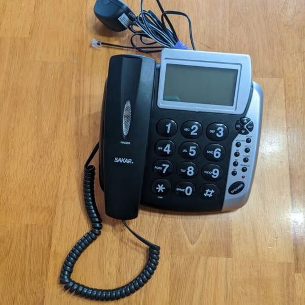 Attention Seniors-Sakar Large Number Speakerphone Large Display